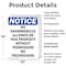 Signmission No Snowmobiles Allowed On This OSHA Notice Sign, Plastic, 10in W x 14in L, 2PK OS-2PACK-NS-P-1014-V-14814 - alternate 3